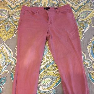 Nine West pink ankle pants